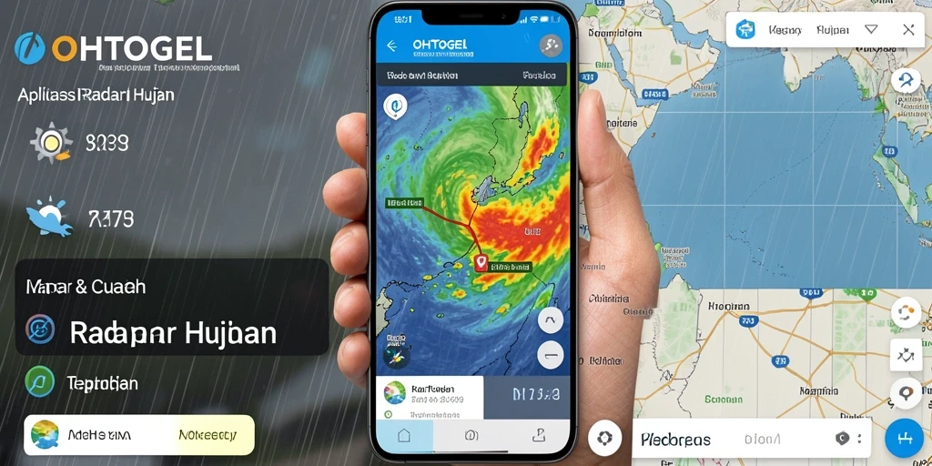 Tampilan antarmuka OHTOGEL menampilkan informasi radar hujan secara jelas.